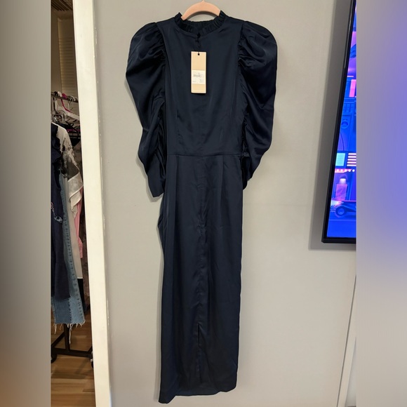 Keepsake Own It Midi Dress in Navy Blue Size XS NWT - Picture 9 of 9